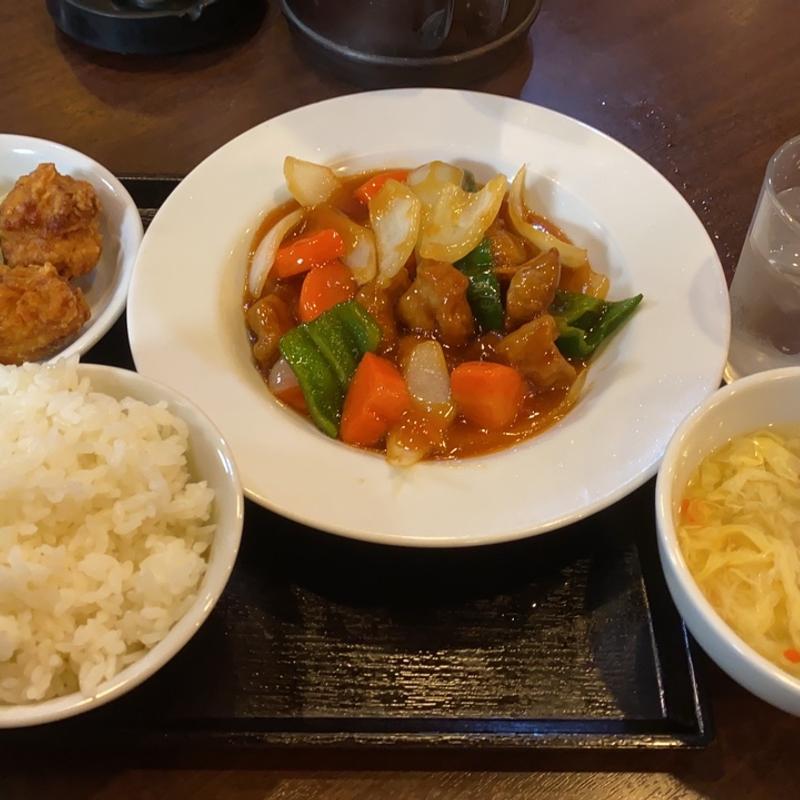 酢豚セット(金明飯店 3号店)