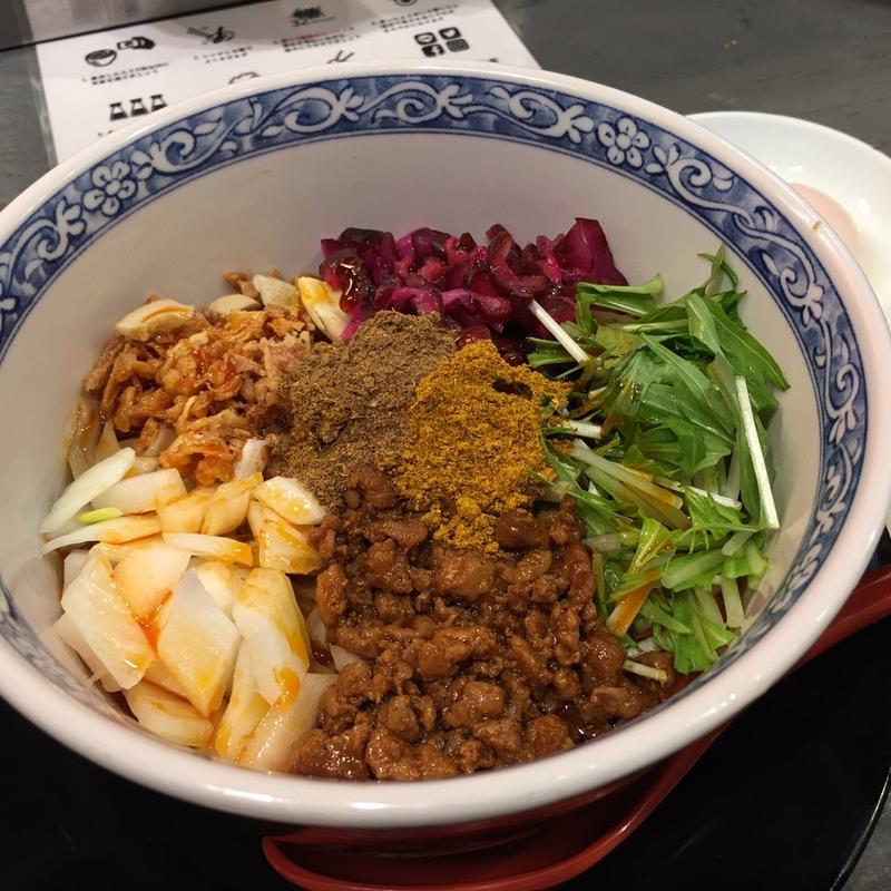 スパイスカレー担担麺(ENISHI 大阪本店)