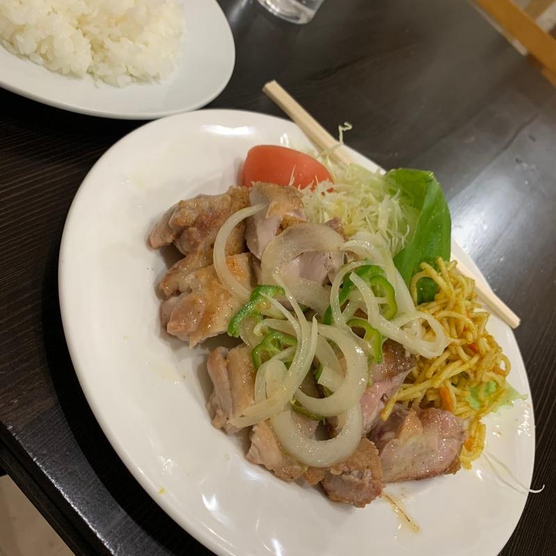 チキンソテー（ライス付き）(洋食おがわ )