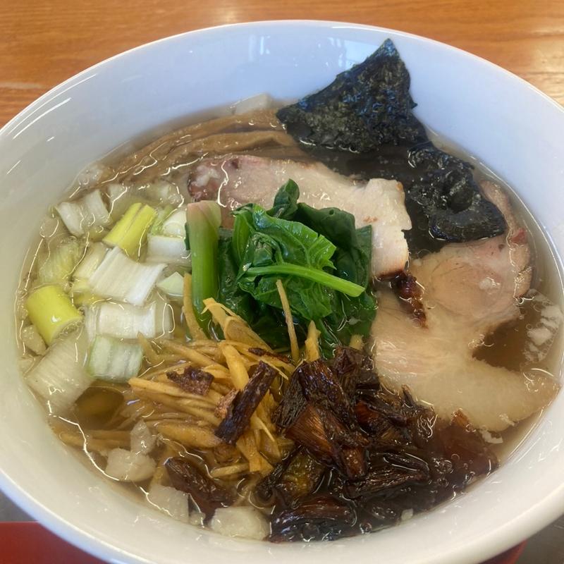 揚げねぎ生姜そば塩(栃木中華そば 神志)