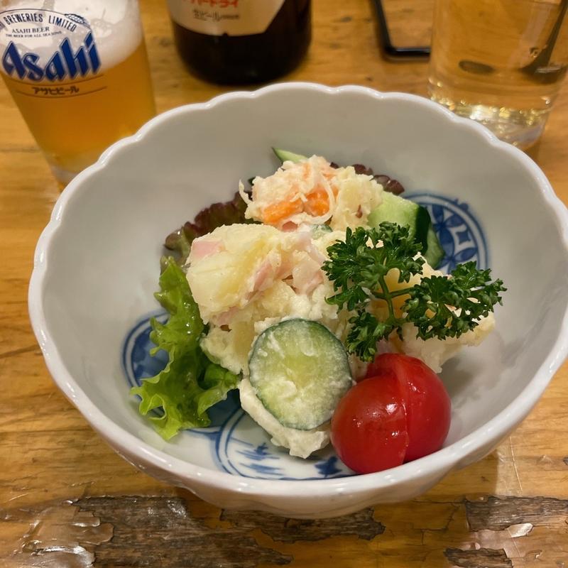 自家製ポテトサラダ(めん秀 長盛庵)