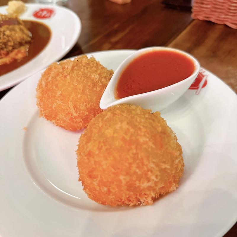 カニクリームコロッケ(洋食とワインのお店 土筆苑～TSUKUSHIEN～)