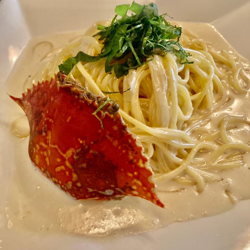 ワタリ蟹のスパゲッティ(レストラン ビストロ)