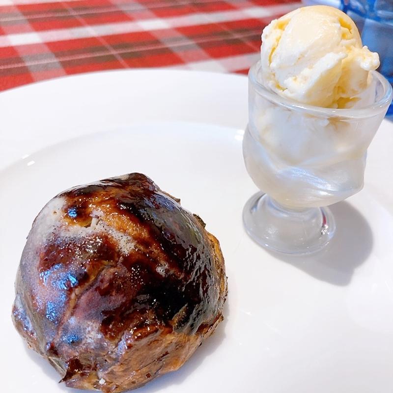 ホットアップルパイ　プラウドアイス添え（ランチコース）(Seji)