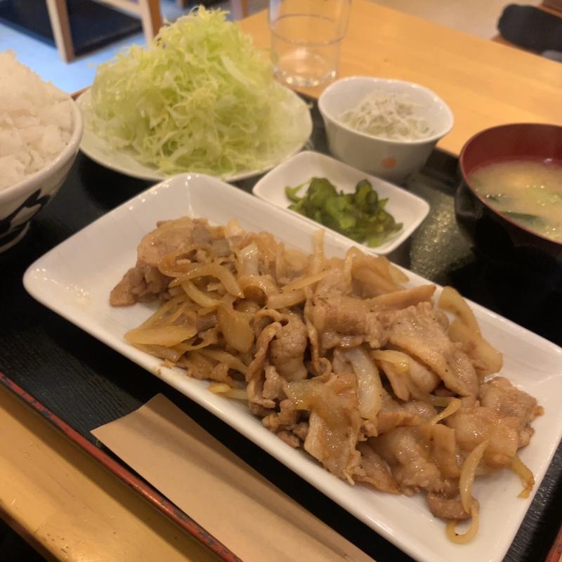 しょうが焼き定食(駒一番)
