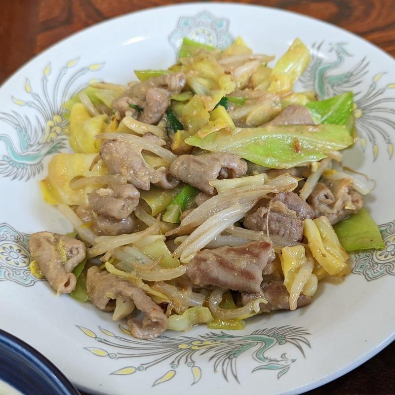 ホルモン炒め定食(まるた食堂 （マルタショクドウ）)