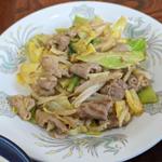 ホルモン炒め定食(まるた食堂 （マルタショクドウ）)