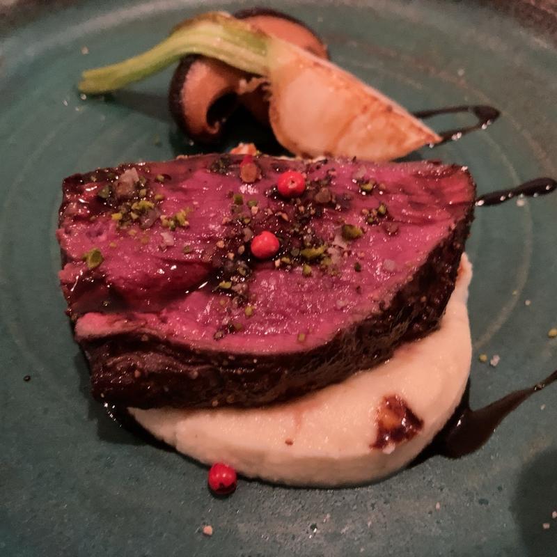 鹿肉のステーキ(イレール 人形町)