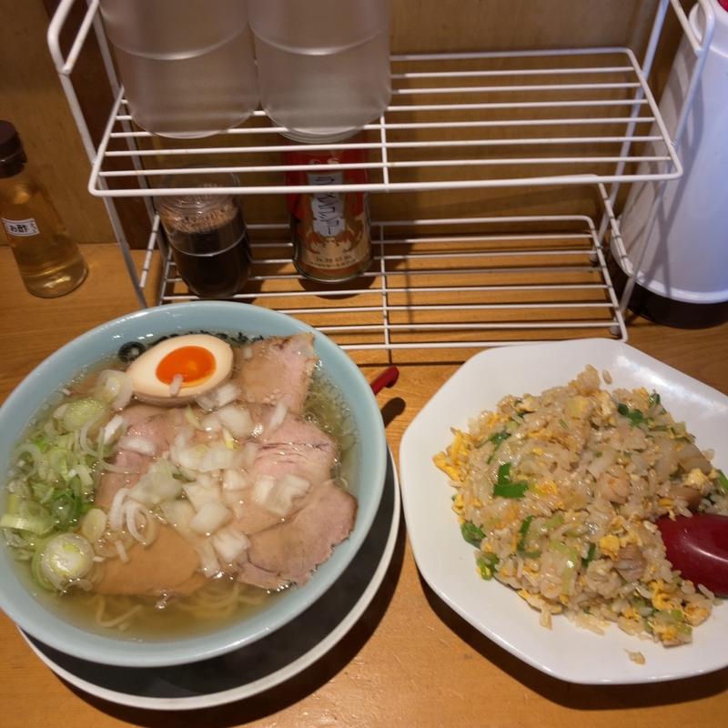 中華そば炒飯セット(フジサワ中華そば)