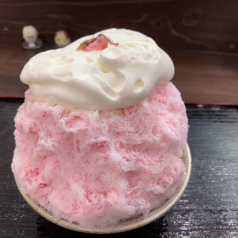 酒粕桜(天然かき氷 氷の音)