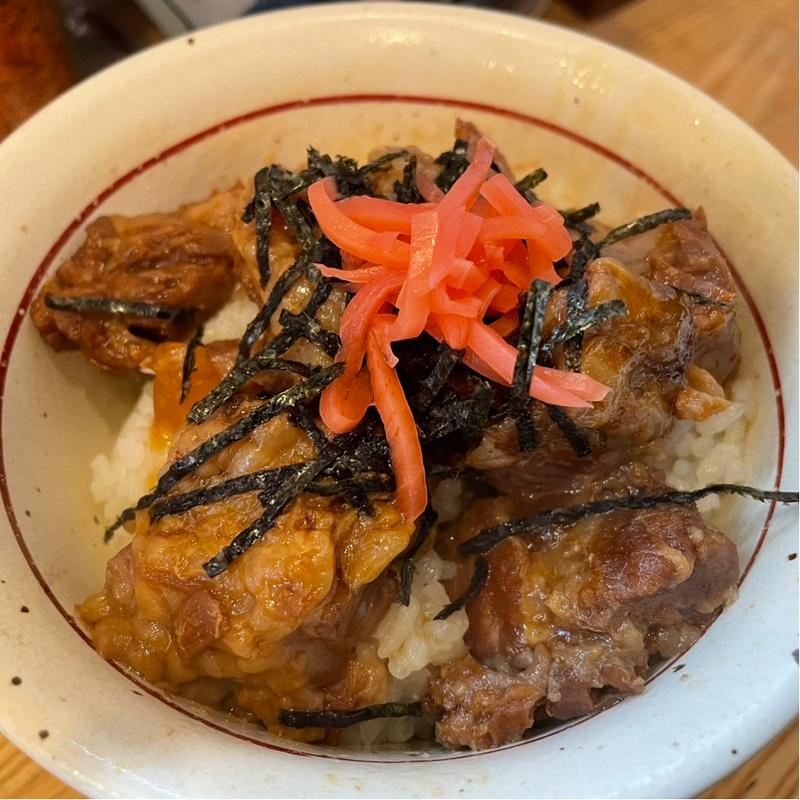 豚バラナンコツご飯(中華そば専門 とんちぼ)