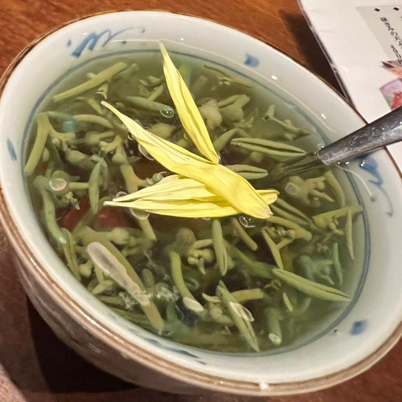 じゅんさいの酢の物(わったりぼうず )