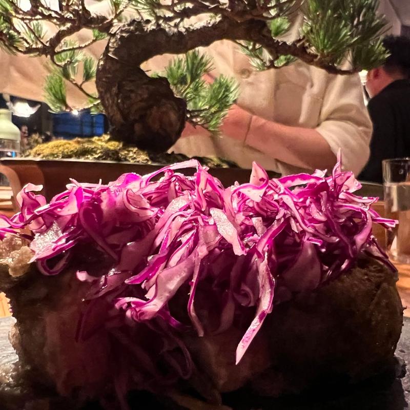 天ぷら　黒豚(天ぷらと白ワイン テンキ)