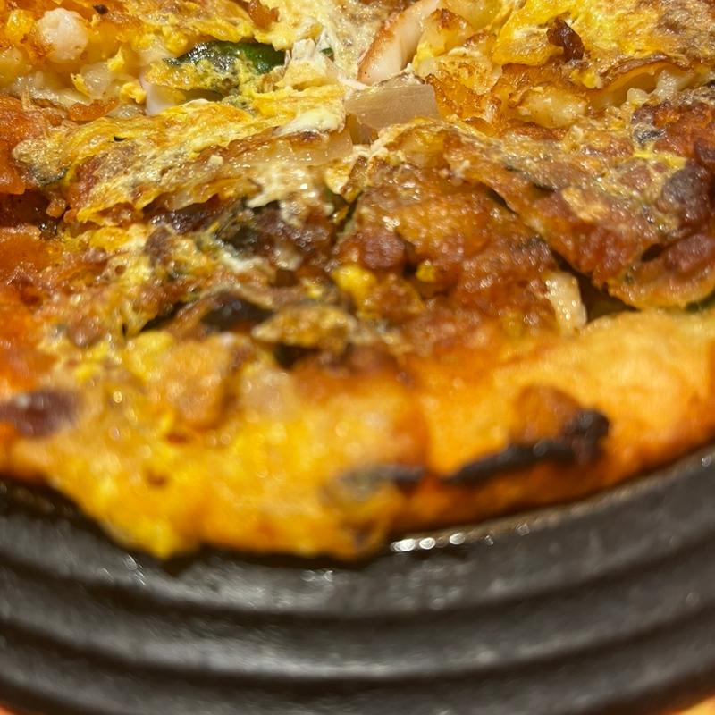 海鮮チヂミ(韓国料理bibim' りんくう・プレミアムアウトレット店)