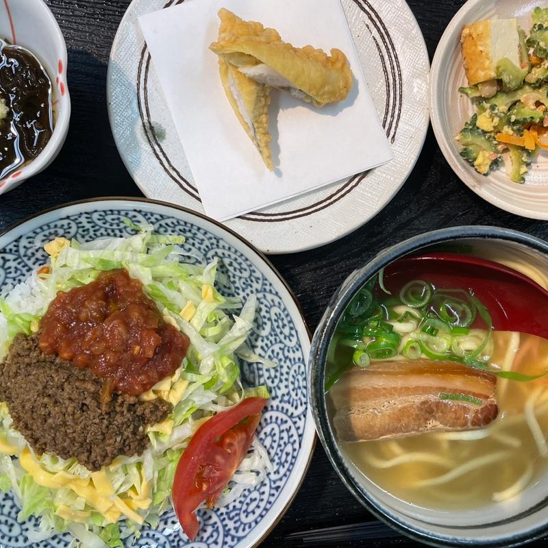 沖縄そば&タコライスセット(コーラルウェイ スナックコート （Coralway）)