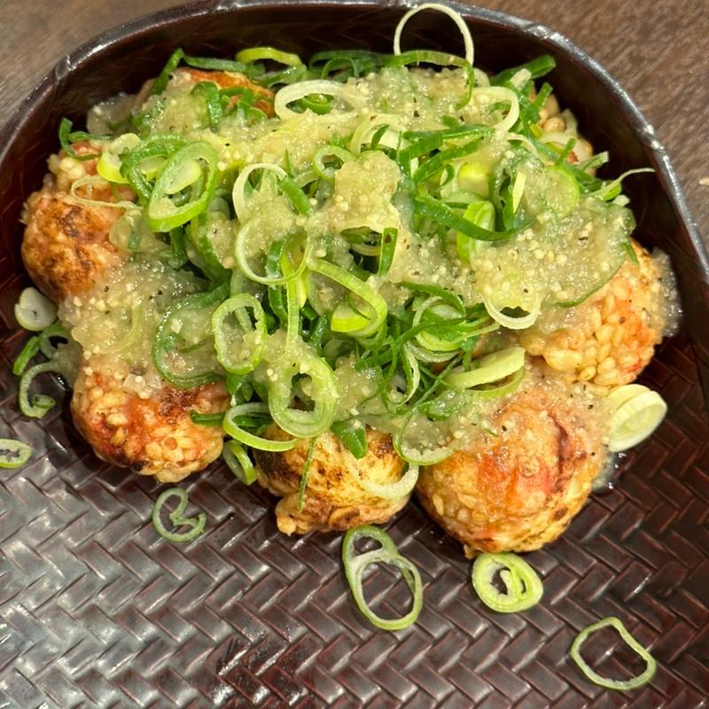 ねぎ塩ダレ(たこ焼 十八番 西中島本店)