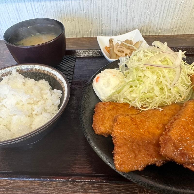 たれかつ定食(たれかつ 勝升)