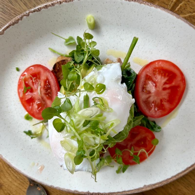 Healthy cooked breakfast (Vanilla Bean Cafe)