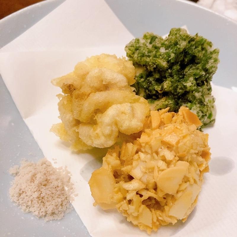 タラ白子3種揚げ(山櫻 )