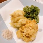 タラ白子3種揚げ