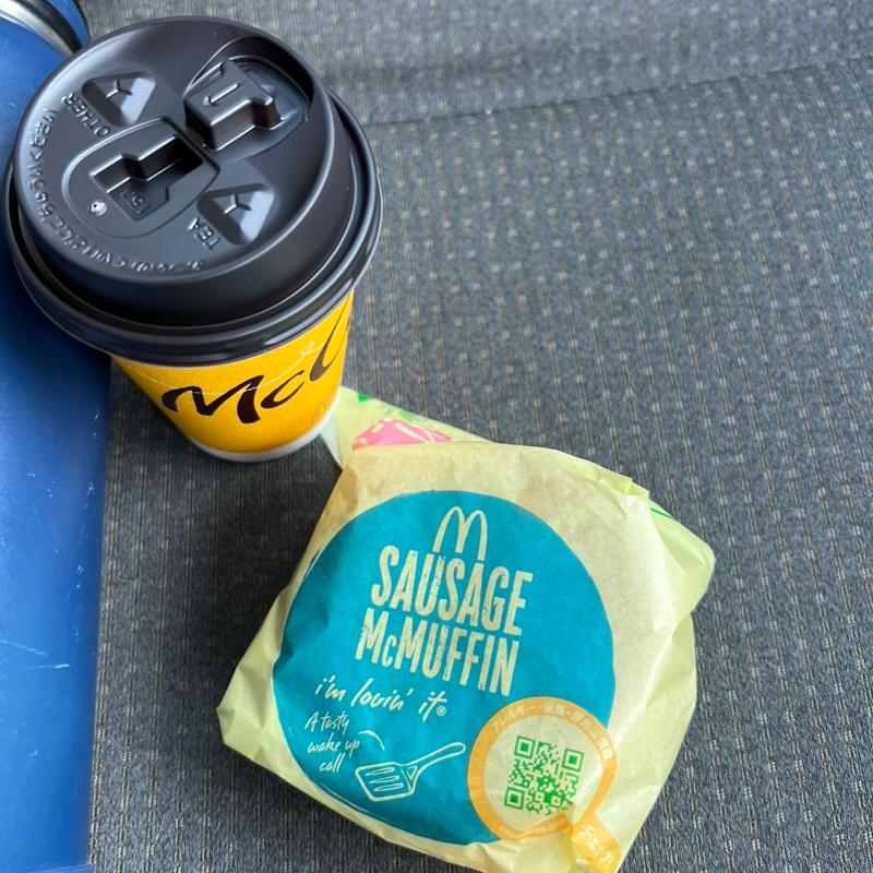 ソーセージマフィンコンビ(マクドナルド 保木間店)