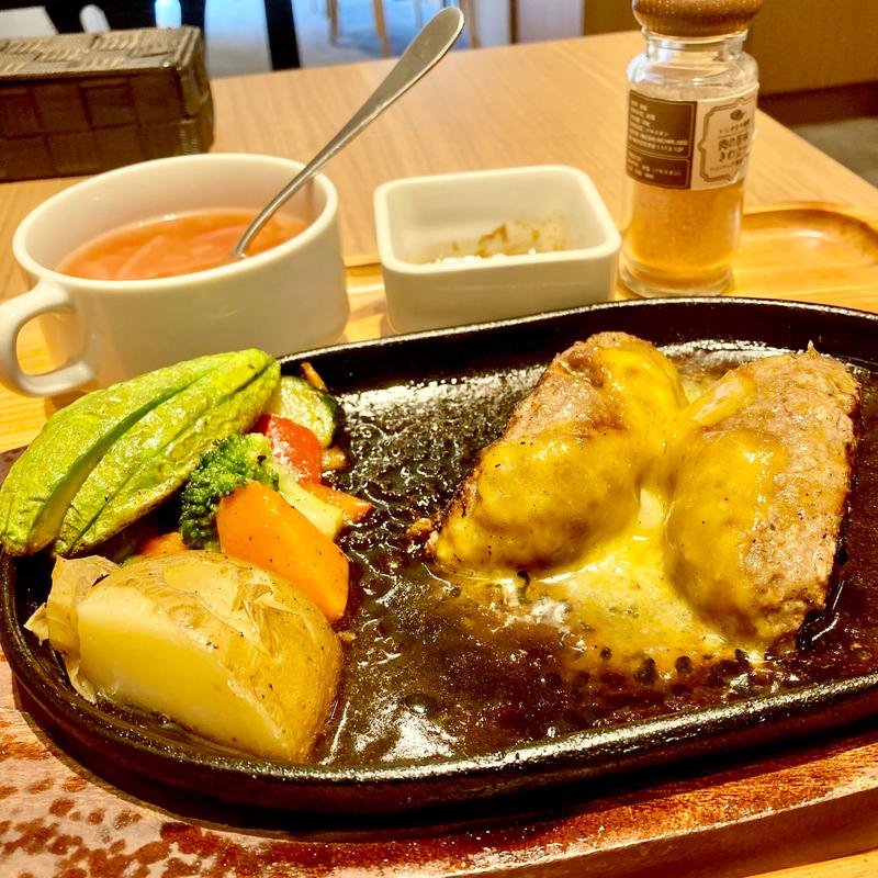 いしがまやランチ(アボカド&チーズ)(いしがまやハンバーグセブンパーク天美)