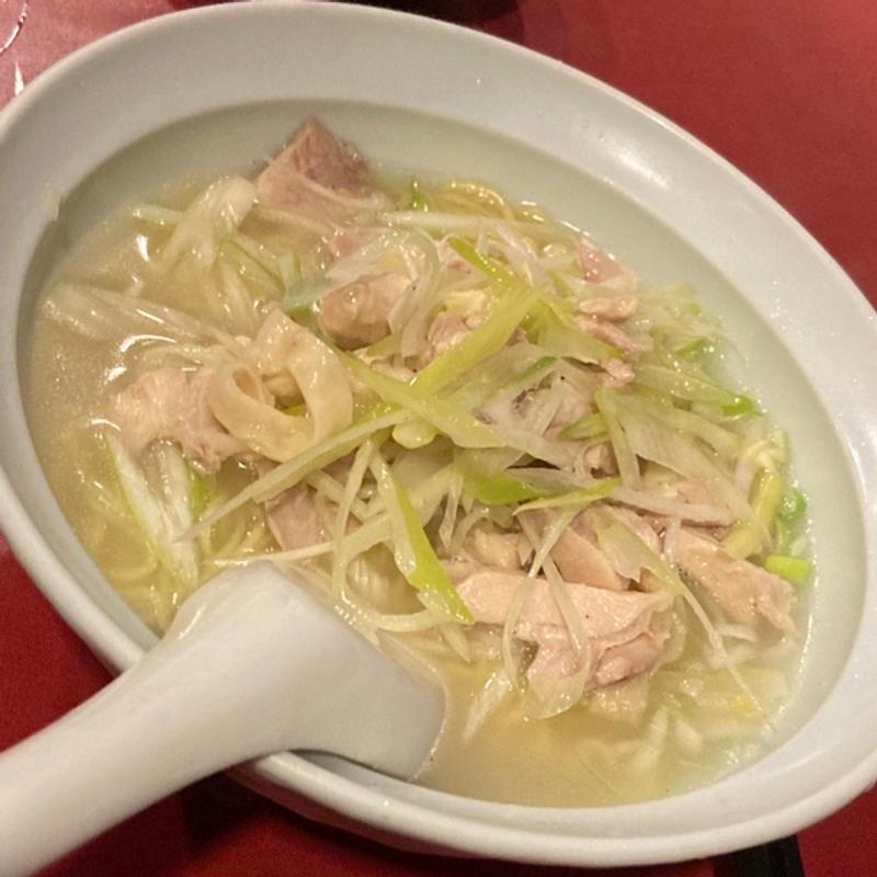 葱と鶏のそば(桜)