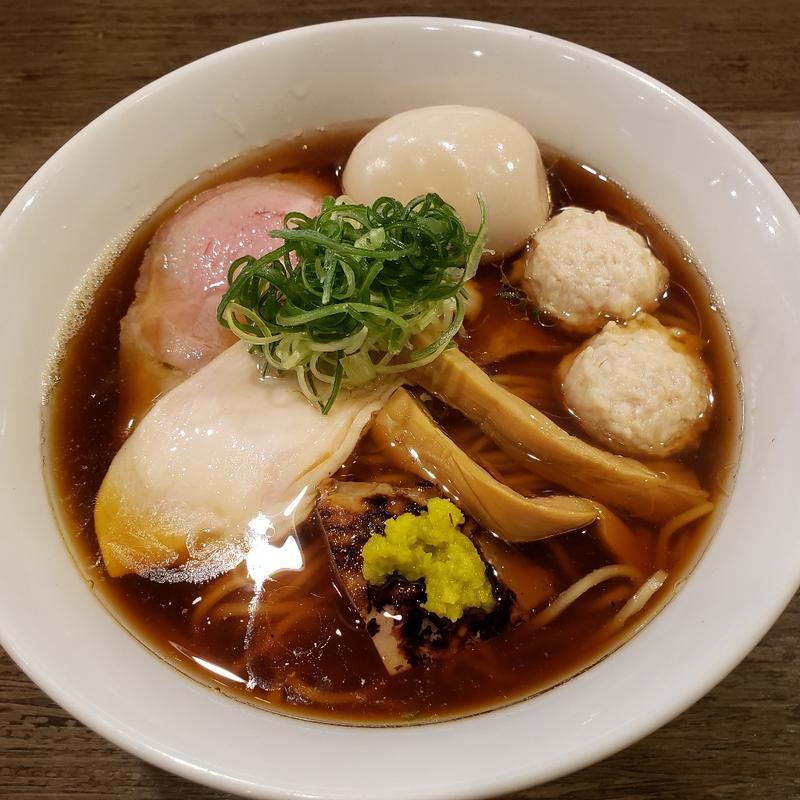 丹波黒どりと地頭鶏地鶏そば(らーめん 楓)