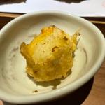 とろ～り半熟卵天(魚河岸酒場 FUKU浜金 金山店)