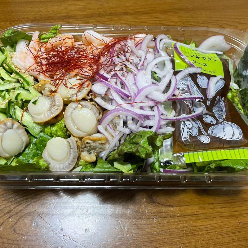 シュリンプ＆ホタテチョレギサラダ(コストコホールセール 守山倉庫店)