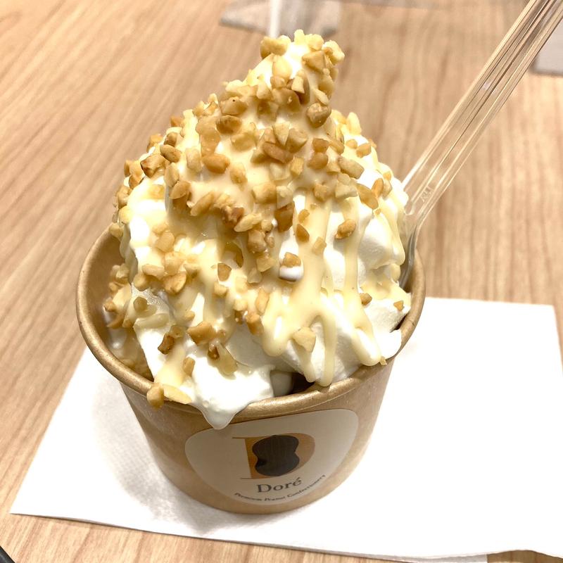 ドレ　ソフトクリーム(ピーナッツDORE)