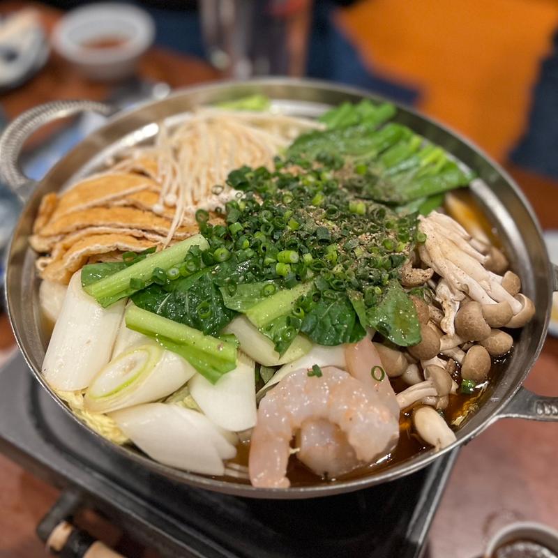 ちゃんこ鍋　醤油(ちゃんこ芝松 八雲店)