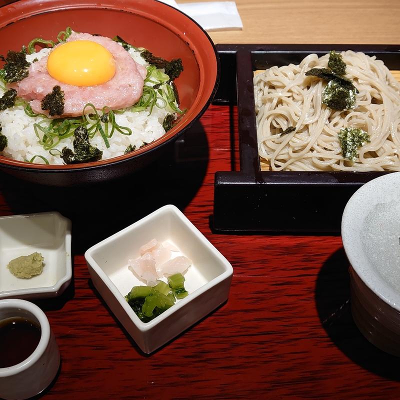 ネギトロ丼セット(花旬庵 大井町店)