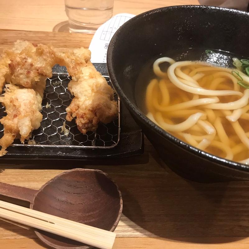 鶏天うどん(本町製麺所 天 ルクア大阪店)
