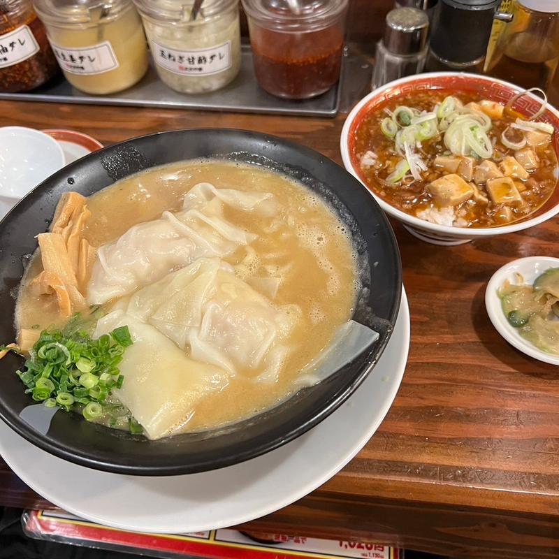 海老雲呑麻婆セット(広州市場 新宿東口店 )