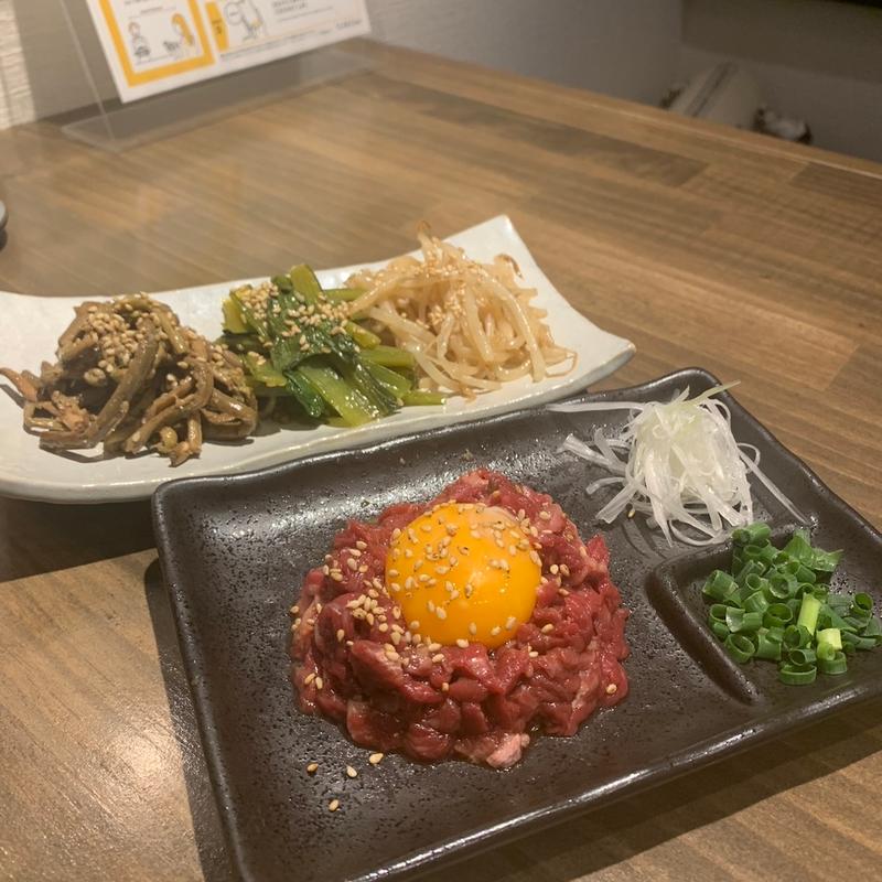 【激旨】和牛ハラミユッケ(三代目 重助商店 楠インター店)