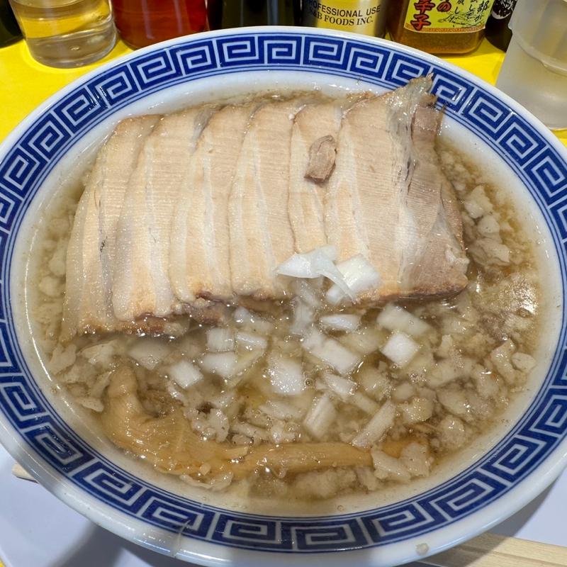 こってり中華そば(新潟発祥なおじ 足立六町店)