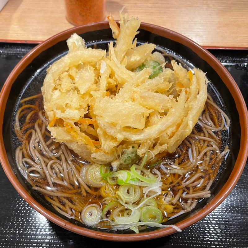 特大かき揚げそば(よもだそば 名古屋うまいもん通り広小路口店)