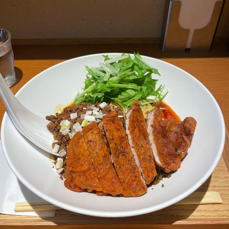 汁なし排骨担々麺(汁なし担担麺 ピリリ 秋葉原店)