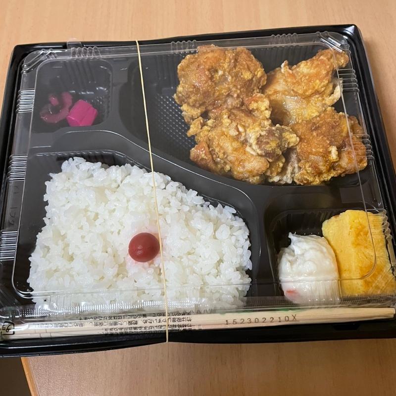 カレーからあげ弁当(からあげ金と銀 福知山堀店)
