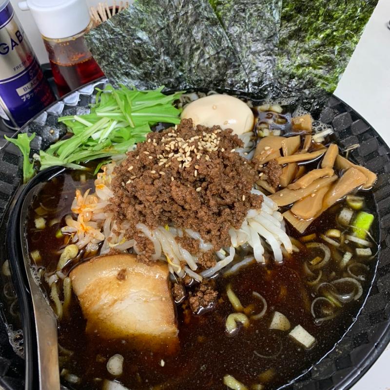 全部のせ黒坦々麺(二代目めん家 味味)