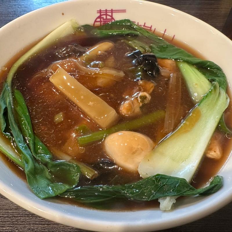 牡蠣のあんかけ蕎麦(中華蕎麦 瑞山)