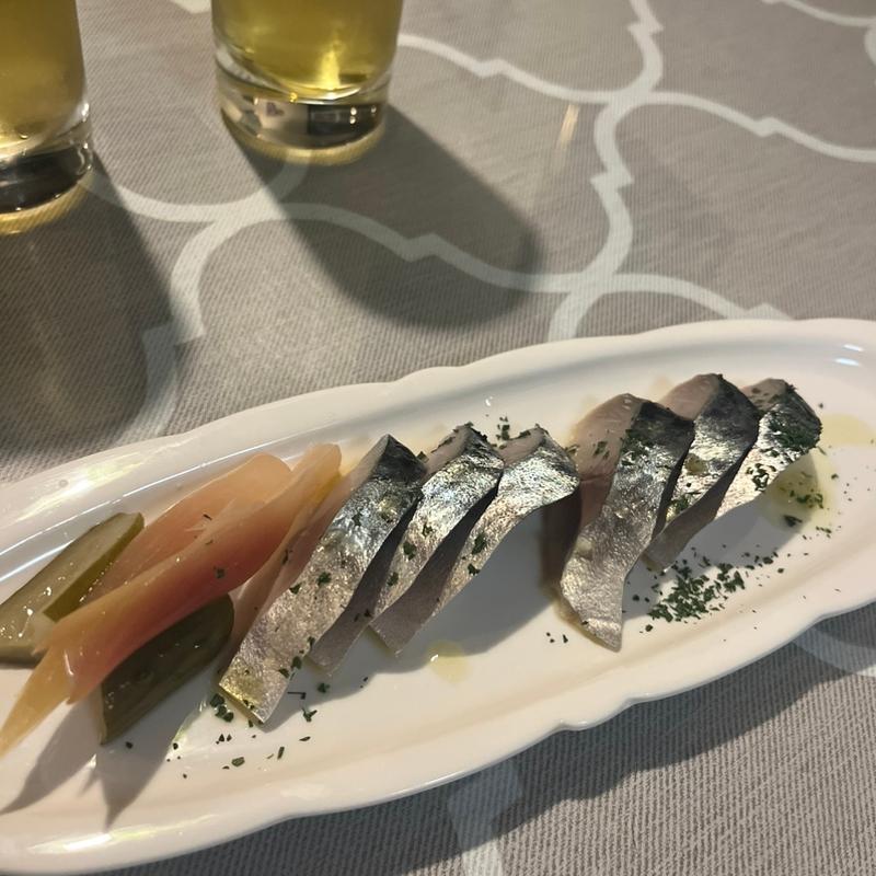 鯖のワインビネガーマリネ(ALI-OLI 亀岡)