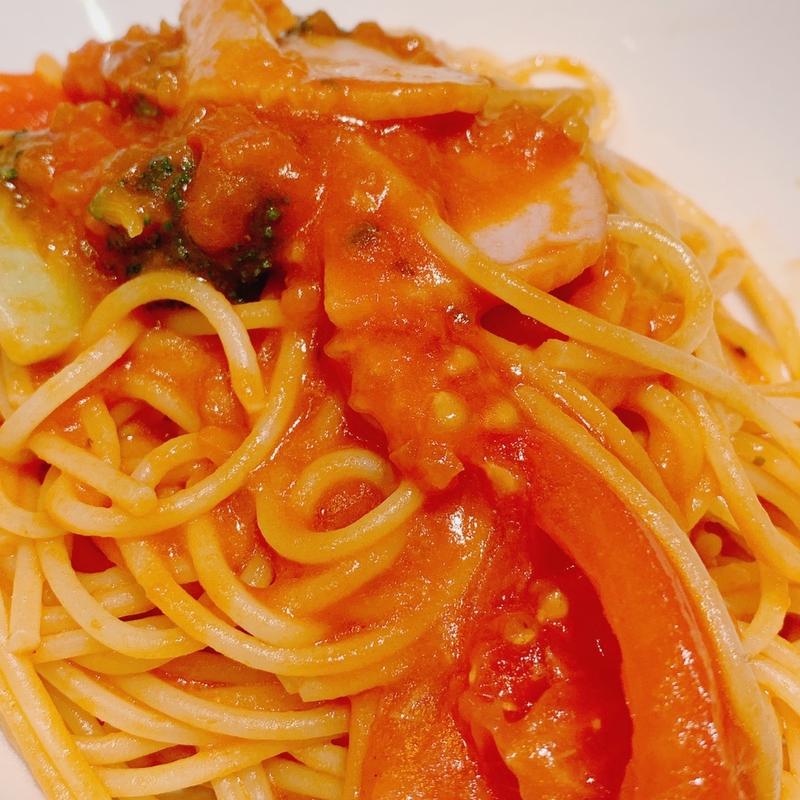 フレッシュトマトとベーコンのパスタ(タリーズコーヒー 西新宿駅前店)