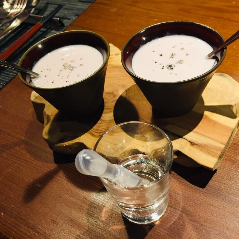 梶並農園 2種のさつまいものポタージュ(Kokoya de kobayashi)