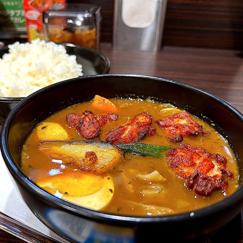ローストチキンスープカレー(CoCo壱番屋 柳橋店)