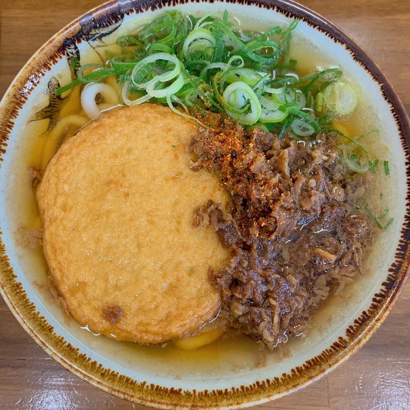肉丸天(谺うどん（こだまうどん）)