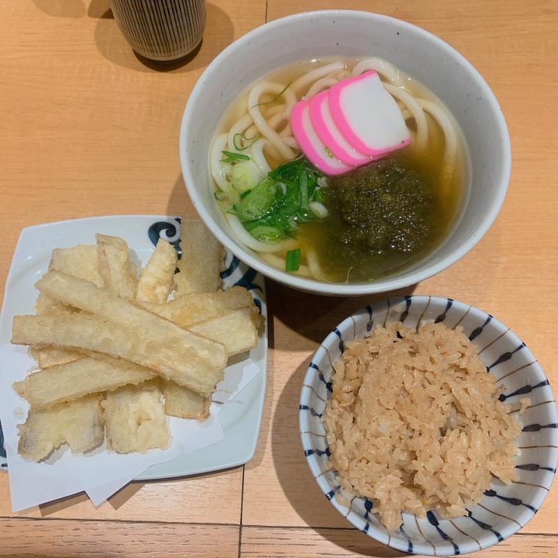 ごぼう天うどんランチ(うどん居酒屋 粋 六本松店)