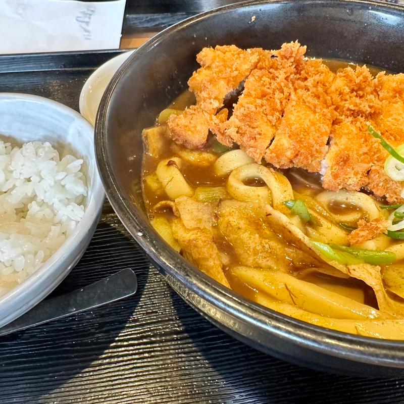手仕込みカツカレーうどん(カレーうどん 千吉 新木場店)