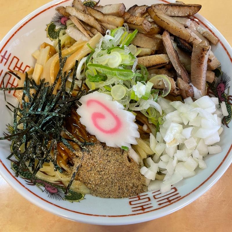 煮干しまぜそば(老翁亭)